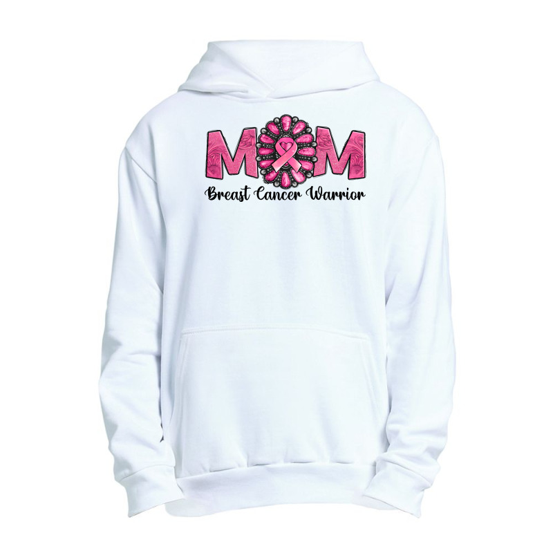 Breast Cancer Warrior Mom Urban Pullover Hoodie | Artistshot