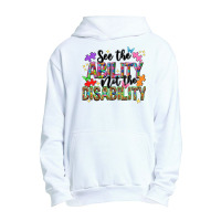 See The Ability Not The Disability Urban Pullover Hoodie | Artistshot