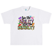 See The Ability Not The Disability Urban Heavy T-shirt | Artistshot