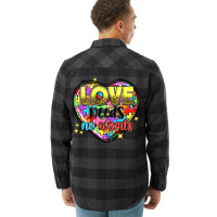 Love Needs No Words Flannel Shirt | Artistshot