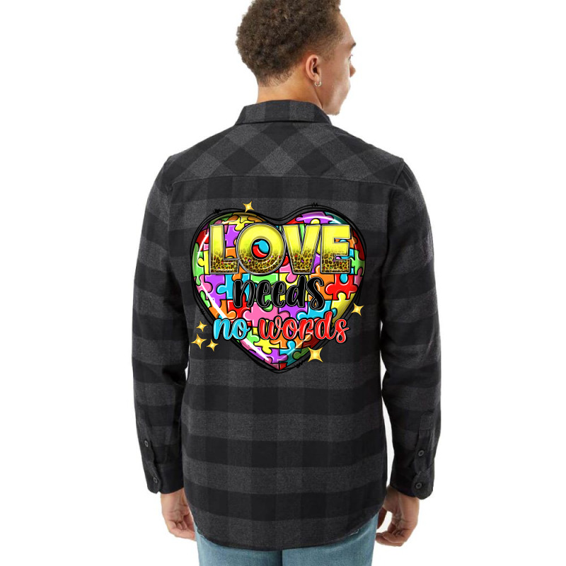 Love Needs No Words Flannel Shirt | Artistshot