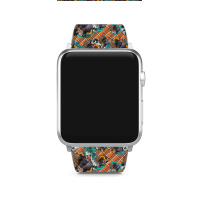 Thanksgiving Turkey Sunflower Turquoise Apple Watch Band | Artistshot