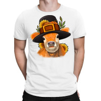 Thanksgiving Cow T-shirt | Artistshot