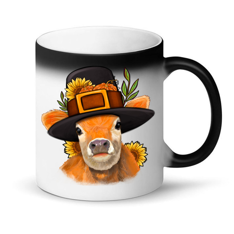 Thanksgiving Cow Magic Mug | Artistshot