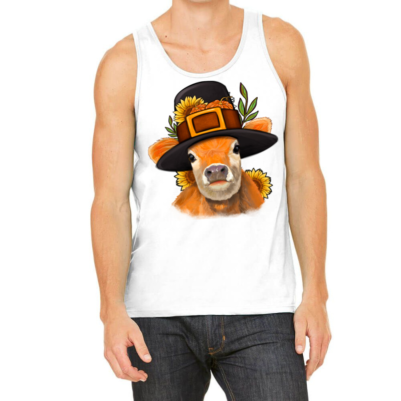 Thanksgiving Cow Tank Top | Artistshot