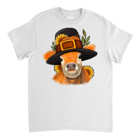 Thanksgiving Cow Classic T-shirt | Artistshot