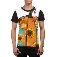 Serape Sunflower Pumpkin Graphic T-shirt | Artistshot