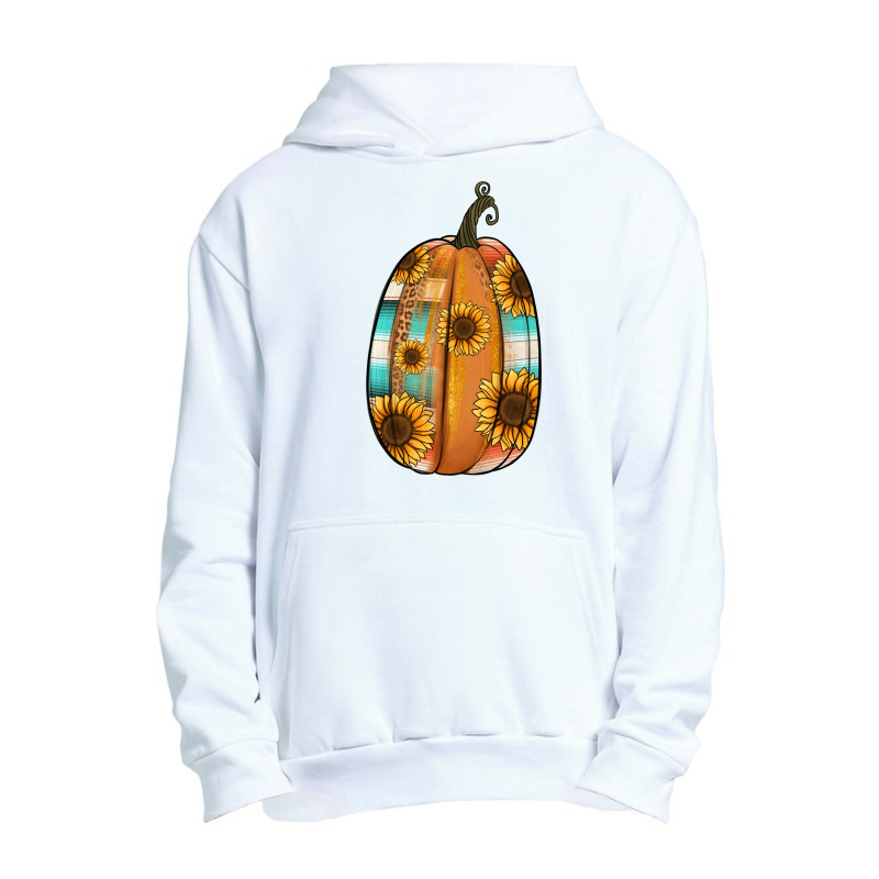 Serape Sunflower Pumpkin Urban Pullover Hoodie | Artistshot