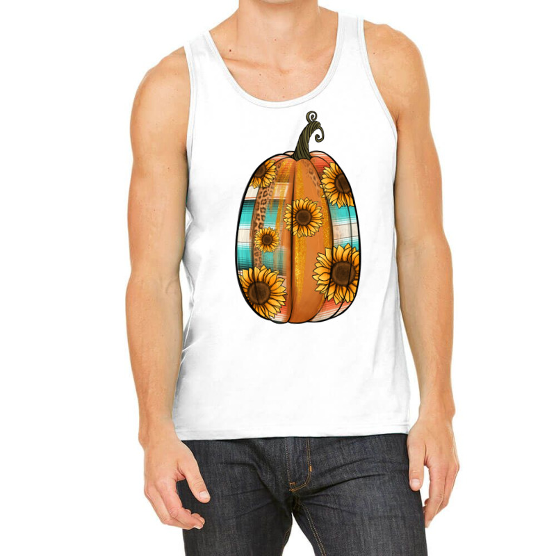 Serape Sunflower Pumpkin Tank Top | Artistshot