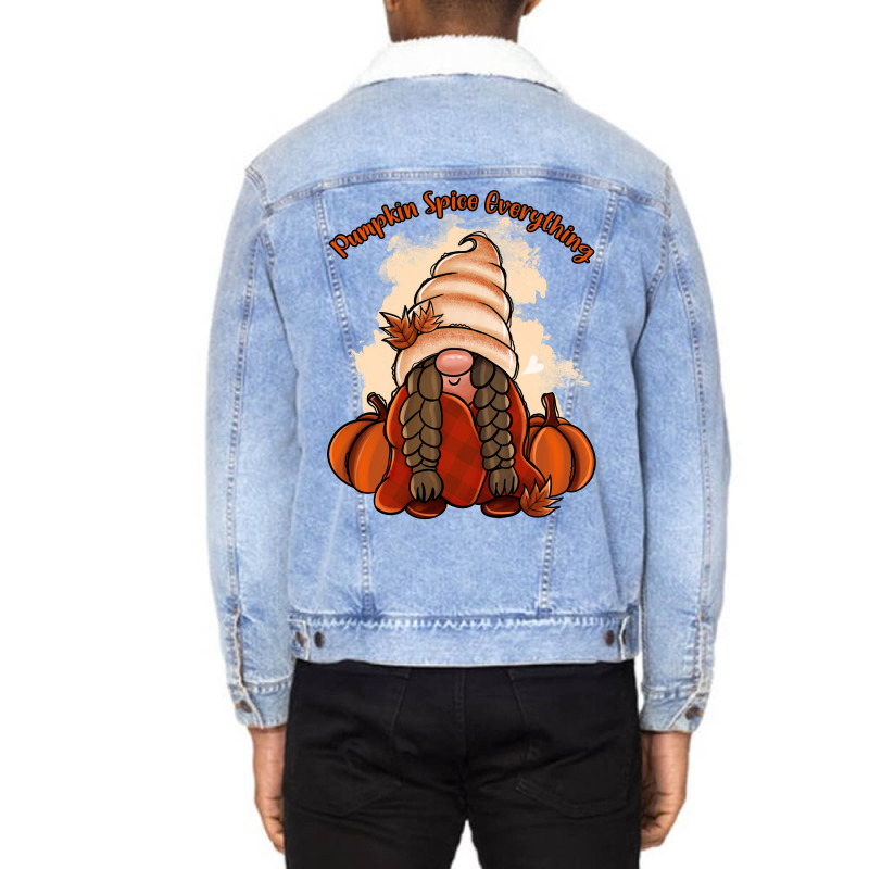 Pumpkin Spice Every Thing Unisex Sherpa-lined Denim Jacket | Artistshot