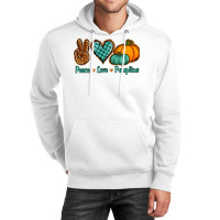 Peace Love Pumpkins Unisex Hoodie | Artistshot