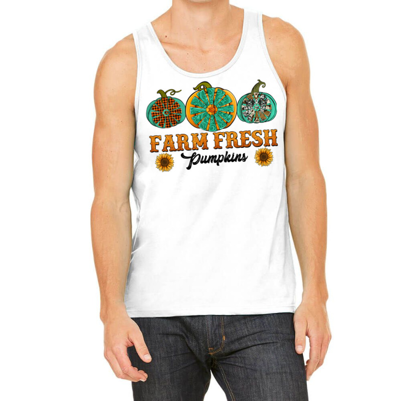 Orange Glitter Pumpkin Tank Top | Artistshot