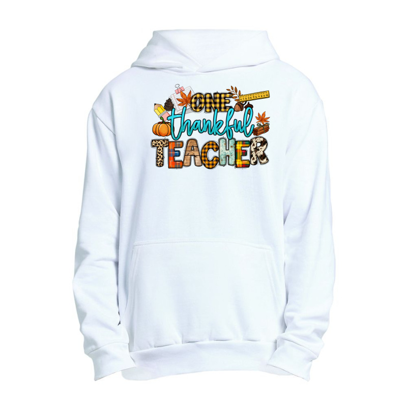 One Thankful Teacher Urban Pullover Hoodie | Artistshot