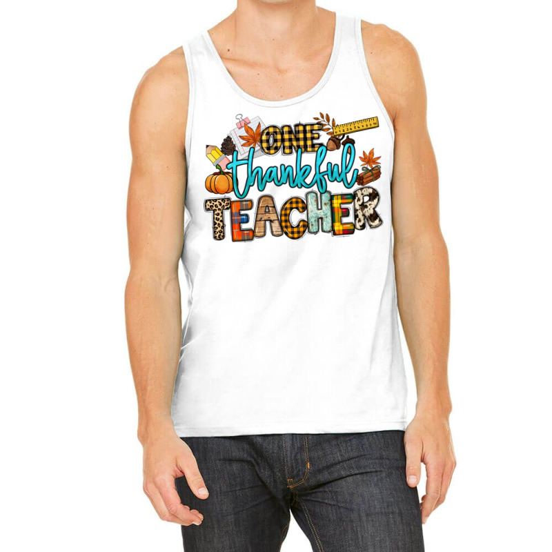 One Thankful Teacher Tank Top | Artistshot