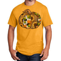 Leopard Cowhide Sunflower Pumpkin Basic T-shirt | Artistshot