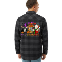 Happy Hallothanksmas Goats Flannel Shirt | Artistshot