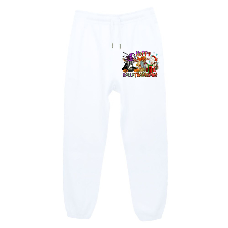 Happy Hallothanksmas Goats Urban Sweatpant | Artistshot