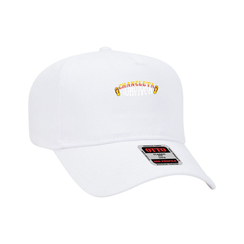 Chancleta Survivor Latin American Funny Hispanic Heritage T Shirt Adjustable Baseball Cap by survisgn | Artistshot