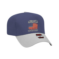 I Want Reparations From Every Moron That Voted Biden Adjustable Baseball Cap | Artistshot