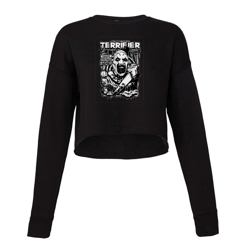 Scream Horror Movie Art 93729693 Cropped Sweater by pitri | Artistshot