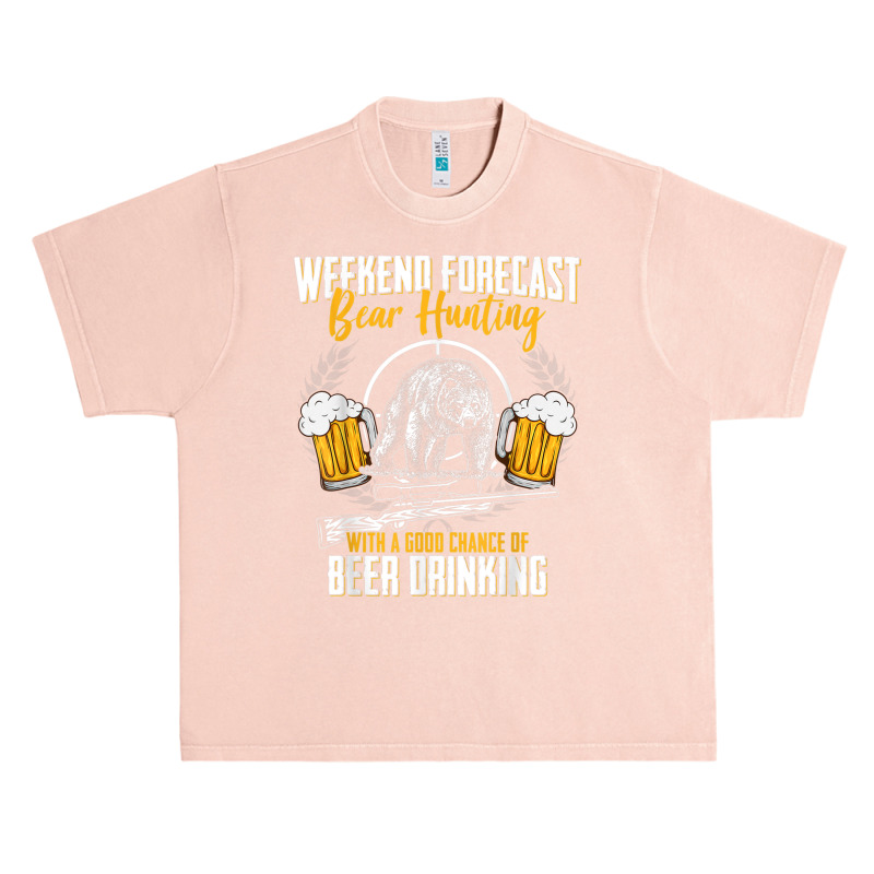 Funny Hunting Lover Beer Graphic Women And Men Bear Hunters T Shirt Urban Heavy T-shirt | Artistshot