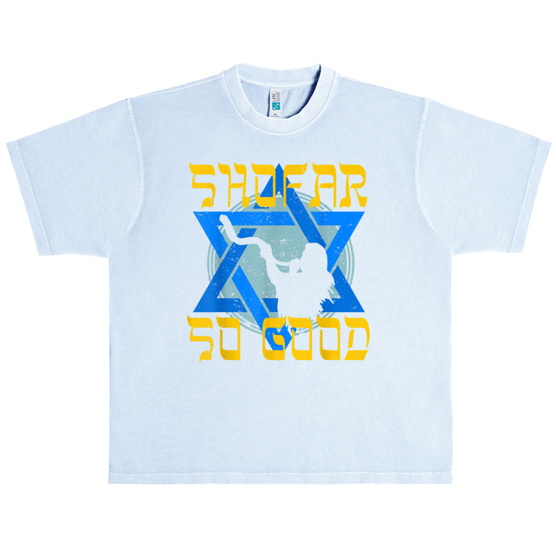 Shofar So Good Shirt Rosh Hashanah Jewish New Year T Shirt Urban Heavy T-shirt | Artistshot