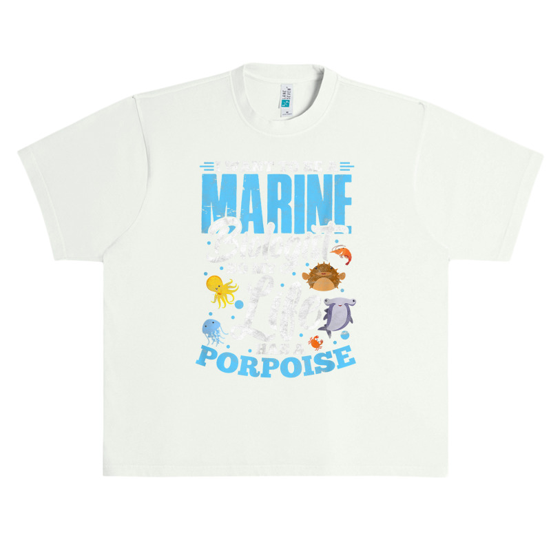 I Want To Be Marine Biologist So Life Has A Porpoise Grunge T Shirt Urban Heavy T-shirt | Artistshot