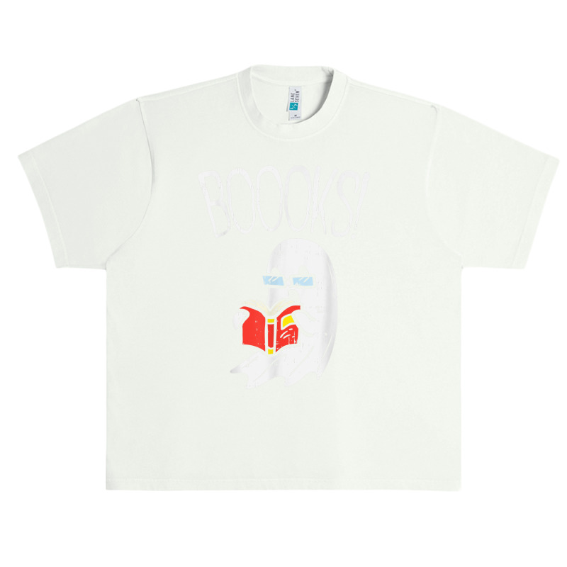 Boooks Ghost Librarian Reading Book Funny Halloween Costume Urban Heavy T-shirt | Artistshot