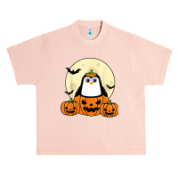 Penguin Pumpkin Moon Bats Costume Cute Easy Halloween Gift T-shirt Urban Heavy T-shirt | Artistshot