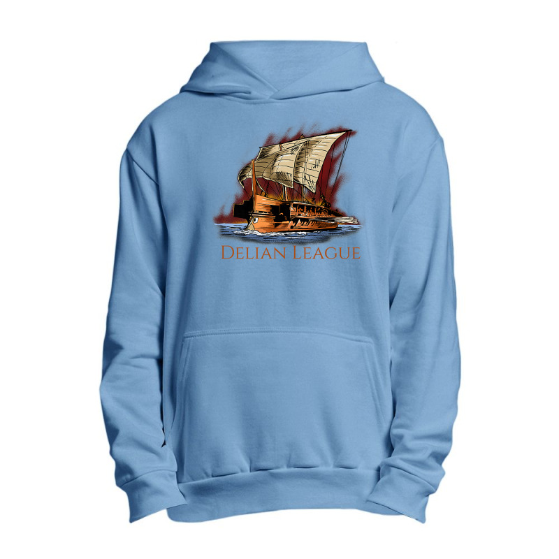 Ancient Greek History   Delian League   Athenian Trireme Premium T Shi Urban Pullover Hoodie | Artistshot