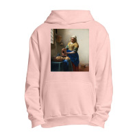 The Milkmaid By Vermeer Art Long Sleeve T Shirt Urban Pullover Hoodie | Artistshot