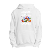 Hanging With My Gnomies Pajama Christmas Gnome Puns Pj T Shirt Urban Pullover Hoodie | Artistshot