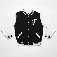 Letter J Initial Name Monogram Capital Letter T Shirt Bomber Jacket | Artistshot