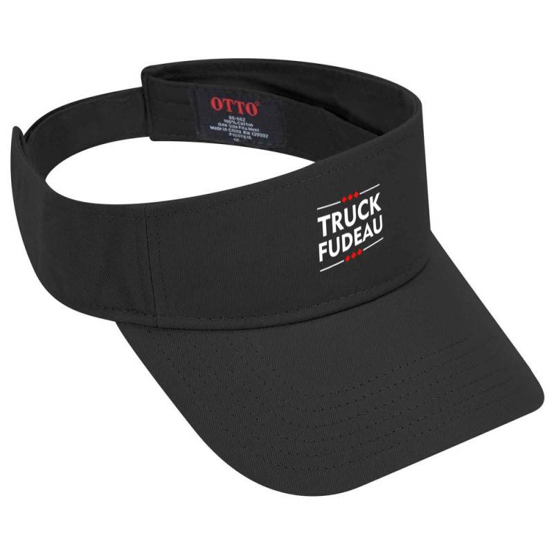 Truck You Trudeau Usa Canada Flag Truckers Visor hat by Golden Store | Artistshot