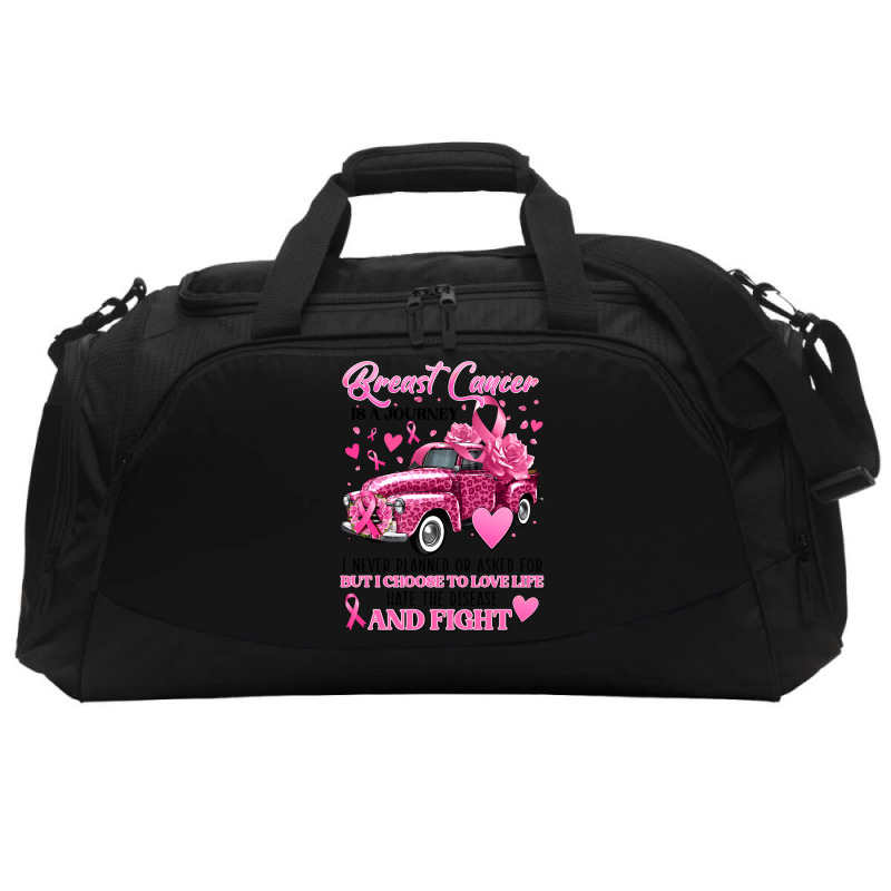 Breast Cancer Active Duffel | Artistshot