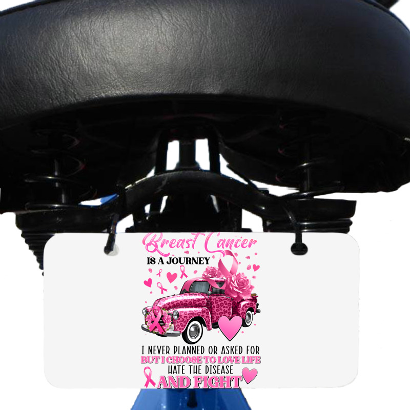 Breast Cancer Bicycle License Plate | Artistshot