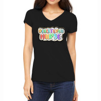 Registered Nurse Women's V-neck T-shirt | Artistshot