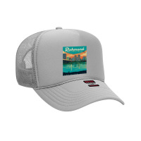 Beautiful Bridge Lake Foam Trucker Hat | Artistshot