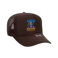 Ballon D'or 2021 Thank You Messi 30 Number 7x Golden Shoe Foam Trucker Hat | Artistshot