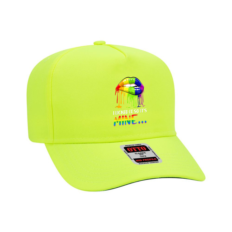 I Licked It So It Mine , Gay Pride Lgbt Adjustable Baseball Cap by Hoang95 | Artistshot