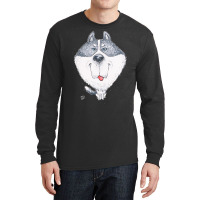 Husky T  Shirt Siberian Husky Dog T  Shirt Long Sleeve Shirts | Artistshot