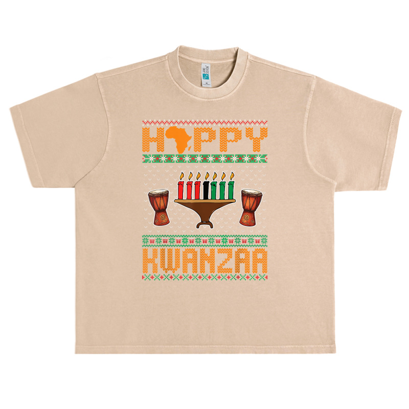 Happy Kwanzaa Seven Candles Principles African American T Shirt Urban Heavy T-shirt by efronpngoick3 | Artistshot