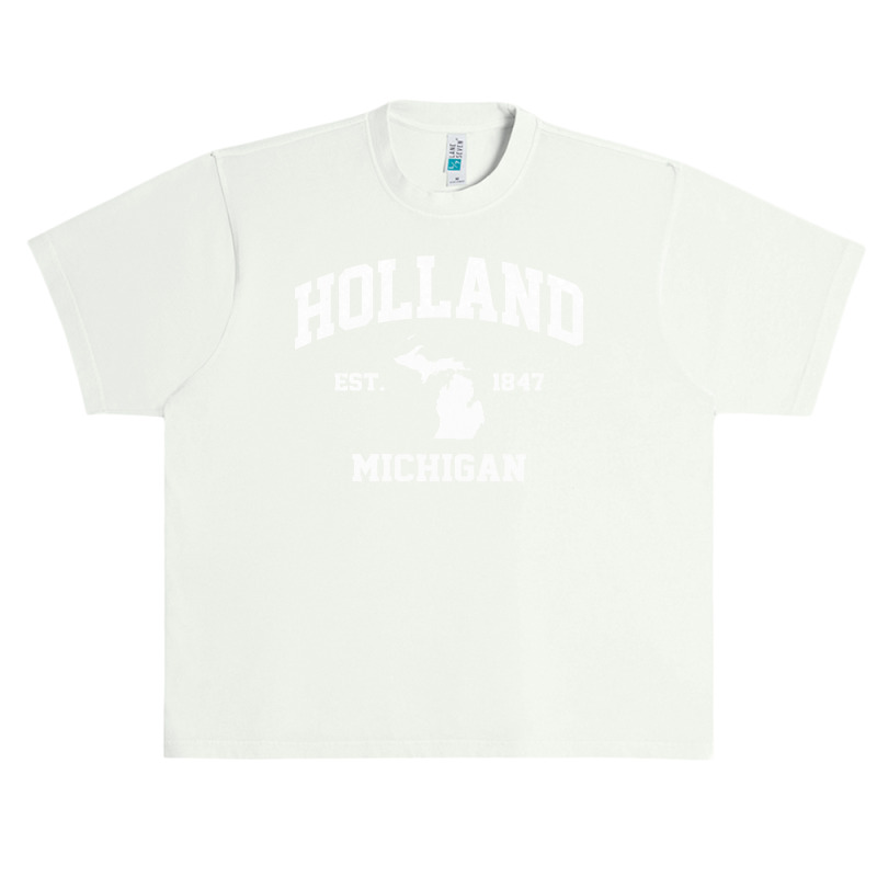 Holland Michigan Mi Vintage State Athletic Style Sweatshirt Urban Heavy T-shirt | Artistshot