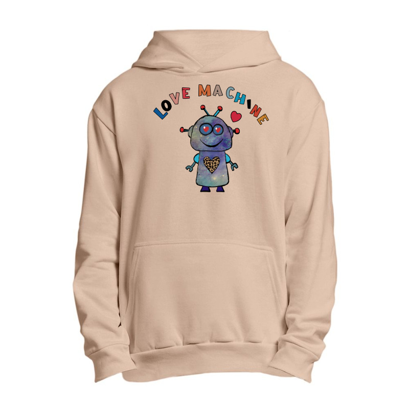 Valentine Robot T  Shirt Love Machine Kid's Valentine's Day Cute Robot Urban Pullover Hoodie | Artistshot