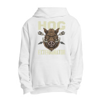 Mens Vintage Wild Pig Hunt Hunting Hog Exterminator Boar Hunter T Shir Urban Pullover Hoodie | Artistshot