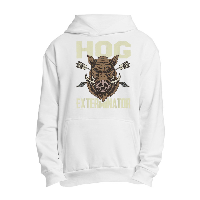 Mens Vintage Wild Pig Hunt Hunting Hog Exterminator Boar Hunter T Shir Urban Pullover Hoodie | Artistshot