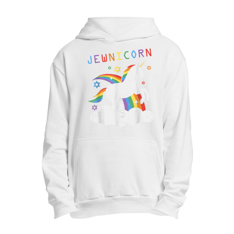 Jewnicorn Shirt Funny Unicorn Rosh Hashanah Hanukkah Gifts T Shirt Urban Pullover Hoodie | Artistshot