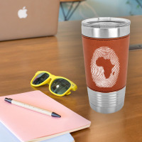 Black History Month African  Africa Fingerprint Leatherette Tumbler | Artistshot