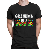 Grandma Of A Warrior Proud Grandma Autism T-shirt | Artistshot