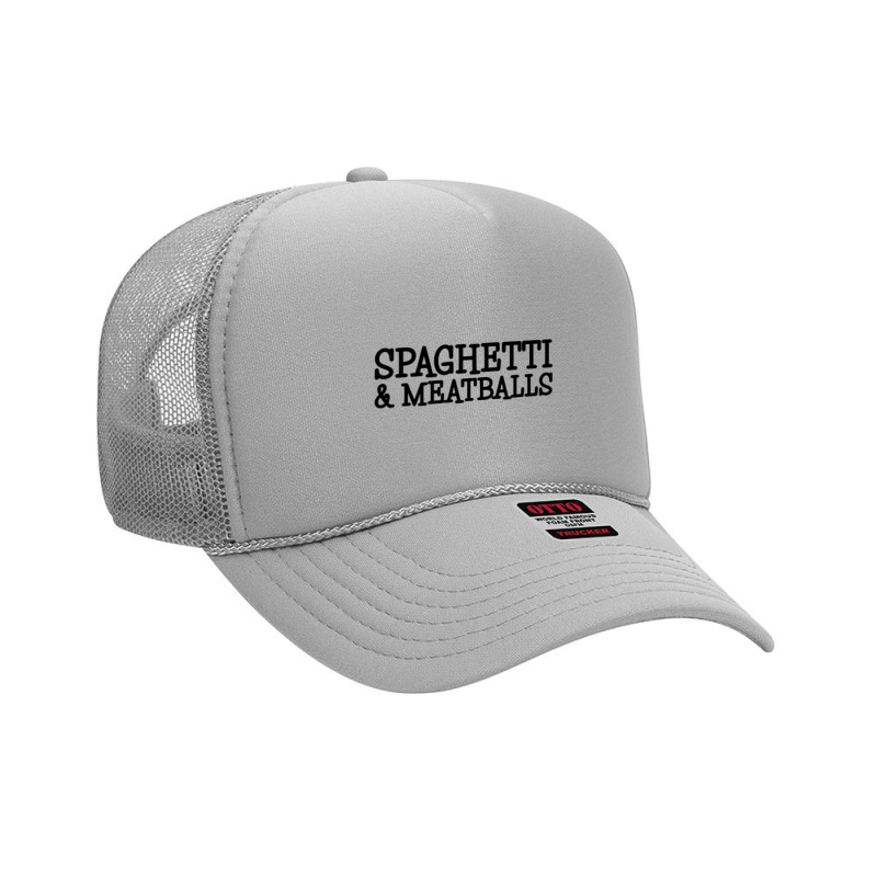 Spaghetti & Meatballs Foam Trucker Hat by pitulikur.duapuluhtujuh | Artistshot